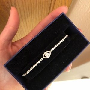 *SOLD* Swarovski Subtle Evil Eye Bracelet